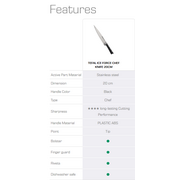 TEFAL 20CM ICE FORCE CHEF KNIFE | K2320214